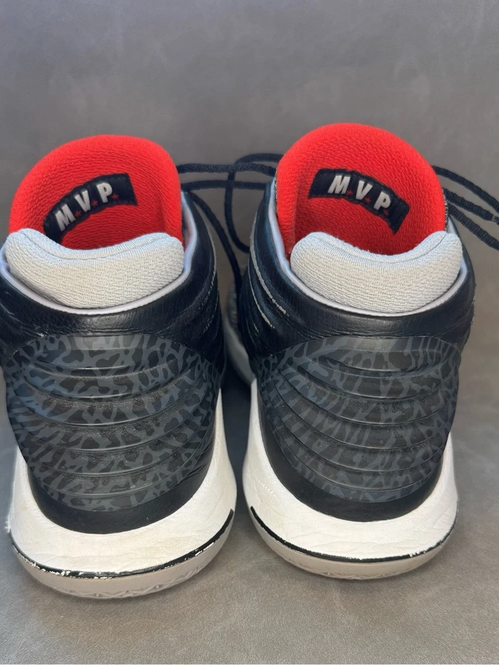 Nike Air Jordan XXXII 32 MVP Basketball Shoes Gray Black Red Men’s Size 12.5